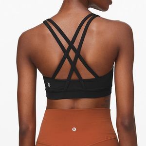 Lululemon Black Sports Bra, Medium Support